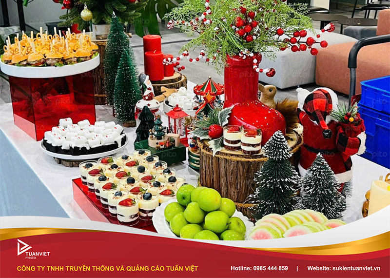 tiệc teabreak noel văn phòng