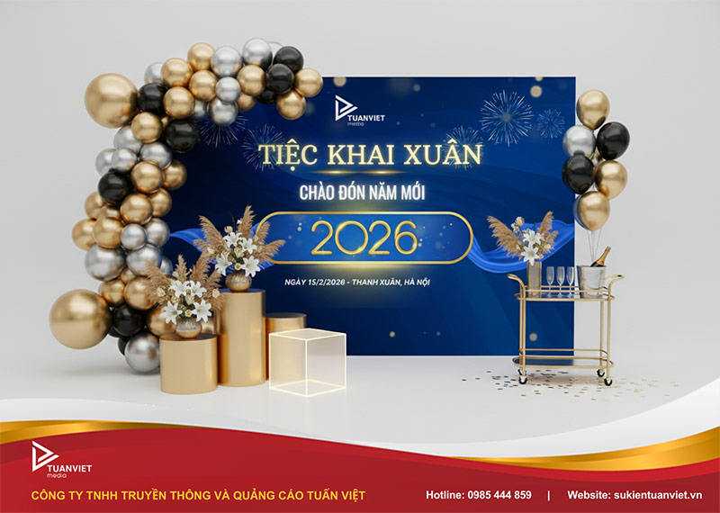 cách tổ chức tiệc khai xuân