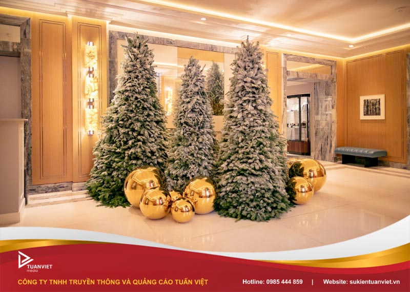 trang trí giáng sinh văn phòng