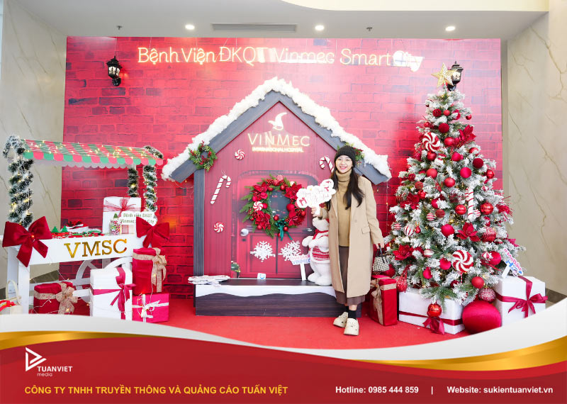 trang trí noel tại văn phòng