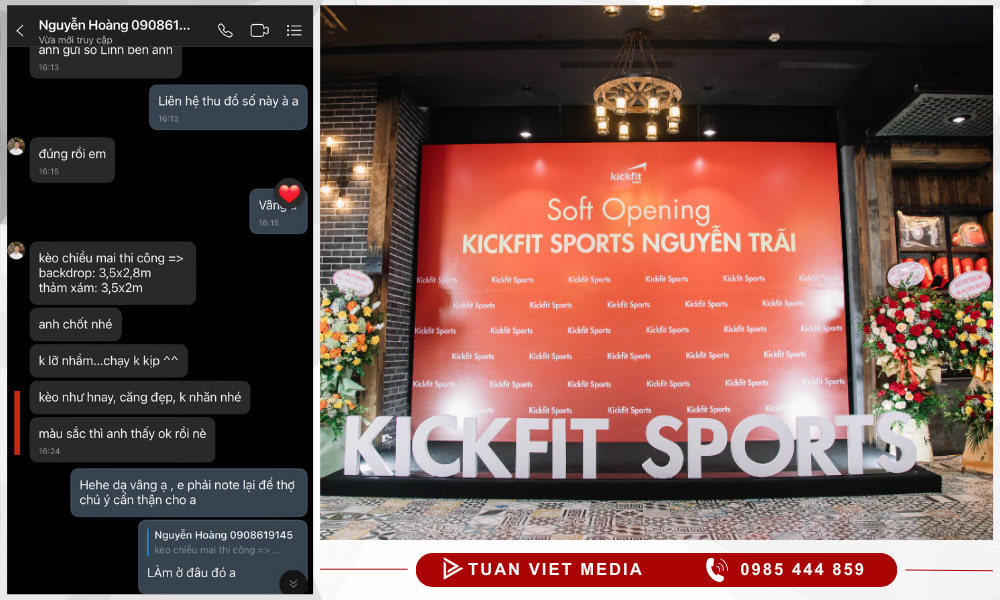 dịch vụ thi công backdrop sự kiện trọn gói