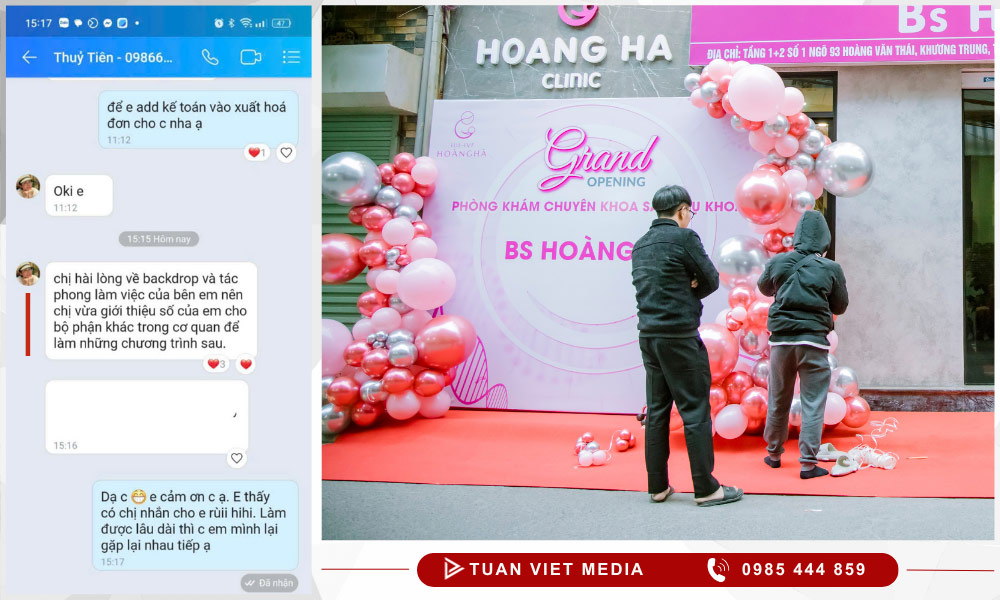 dịch vụ thi công backdrop sự kiện trọn gói