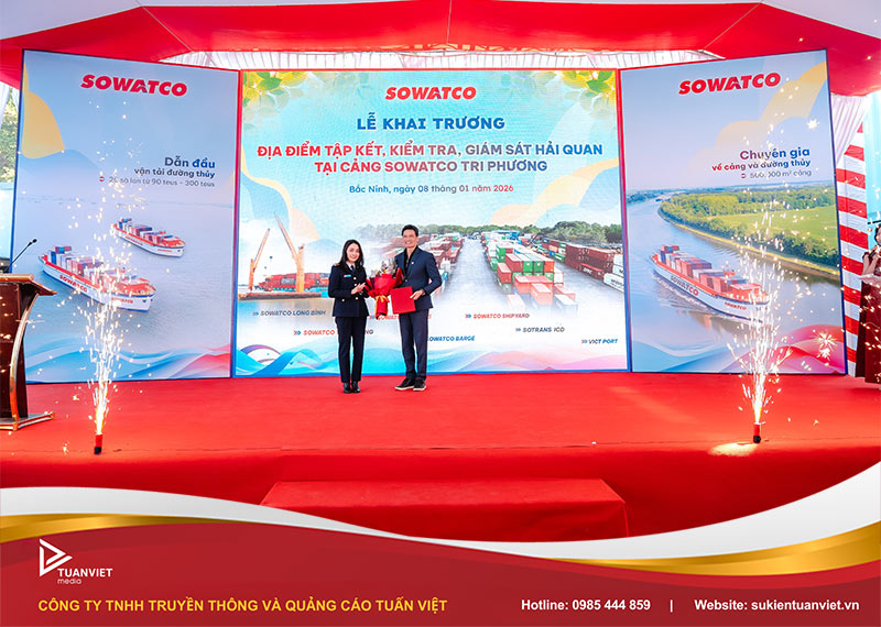 khai trương địa điểm tập kết, kiểm tra và giám sát hải quan tại cạng Sowatco tri phương