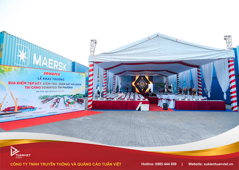 khai trương địa điểm tập kết, kiểm tra và giám sát hải quan tại cạng Sowatco tri phương