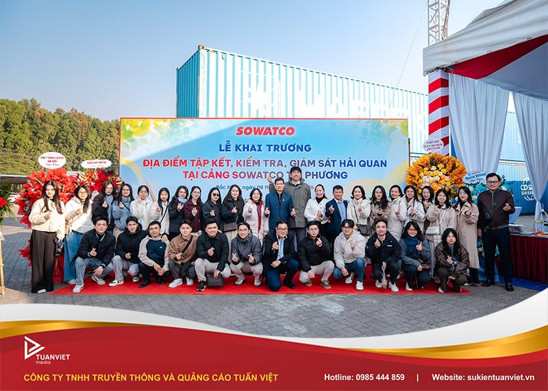 khai trương địa điểm tập kết, kiểm tra và giám sát hải quan tại cạng Sowatco tri phương