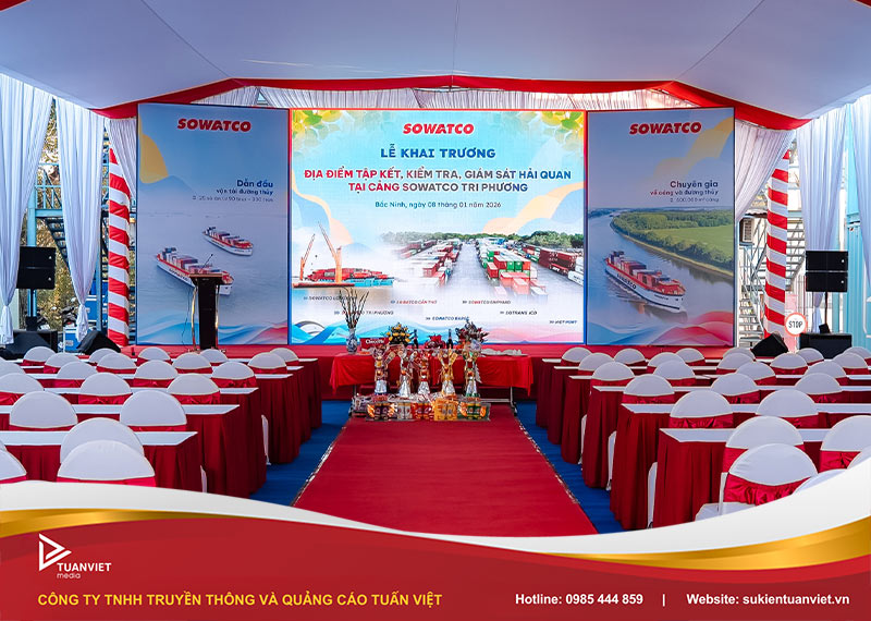 khai trương địa điểm tập kết, kiểm tra và giám sát hải quan tại cạng Sowatco tri phương