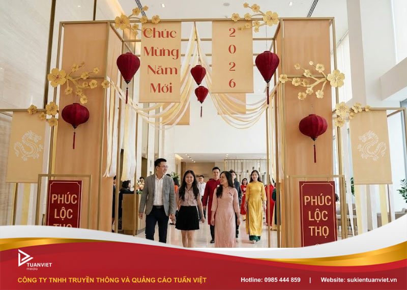 mẫu cổng chào tết 2026 đẹp