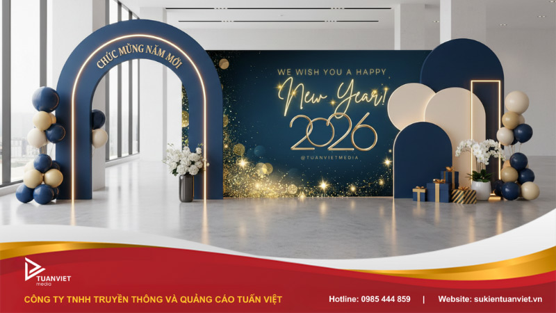 mẫu cổng chào tết