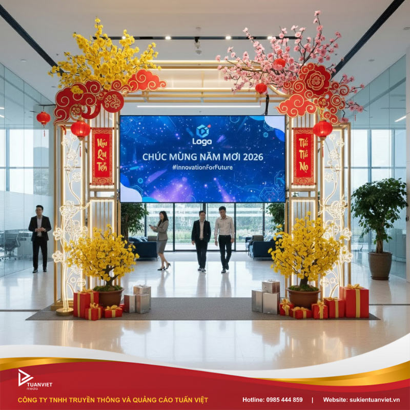 cổng chào tết đẹp