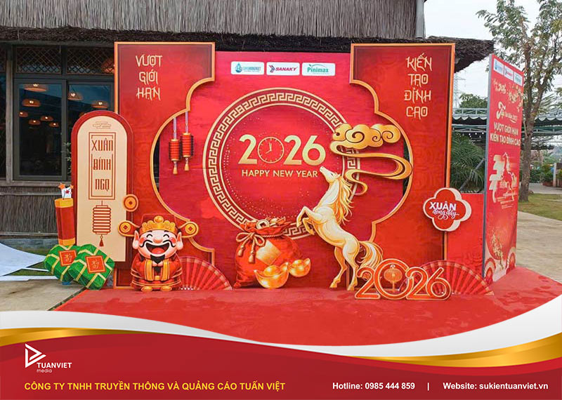 cho thuê tiểu cảnh trang trí tết