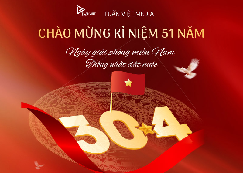 backdrop kỷ niệm 51 năm giải phóng miền nam