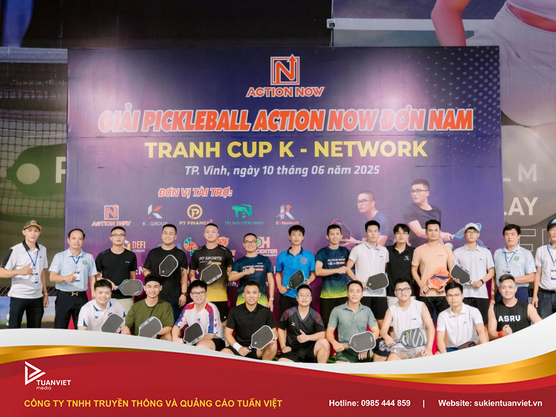 phông nền giải đấu pickleball