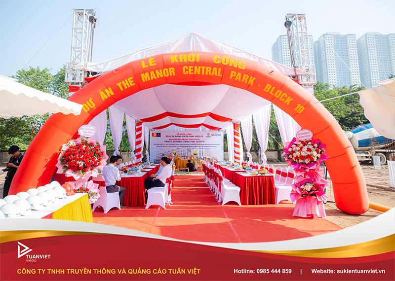 kinh phí tổ chức lễ khởi công