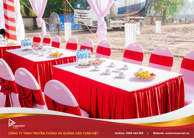 kinh phí tổ chức lễ khởi công động thổ