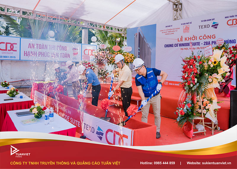 báo giá chi phí tổ chức lễ khởi công trọn gói