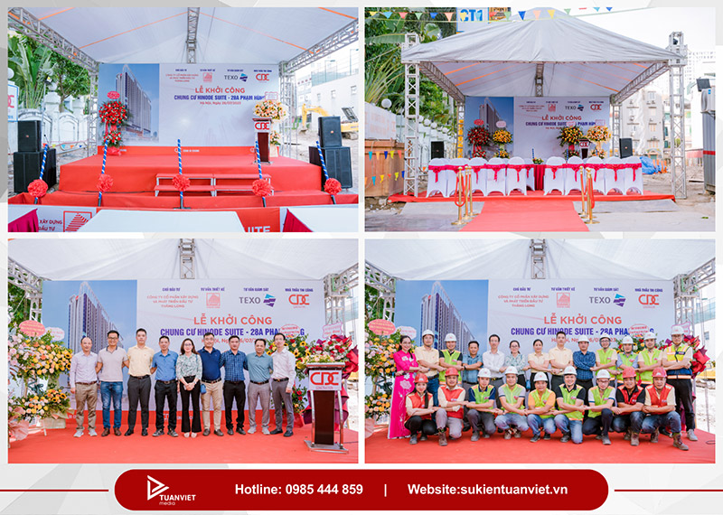 bảng chi phí tổ chức lễ khởi công trọn gói