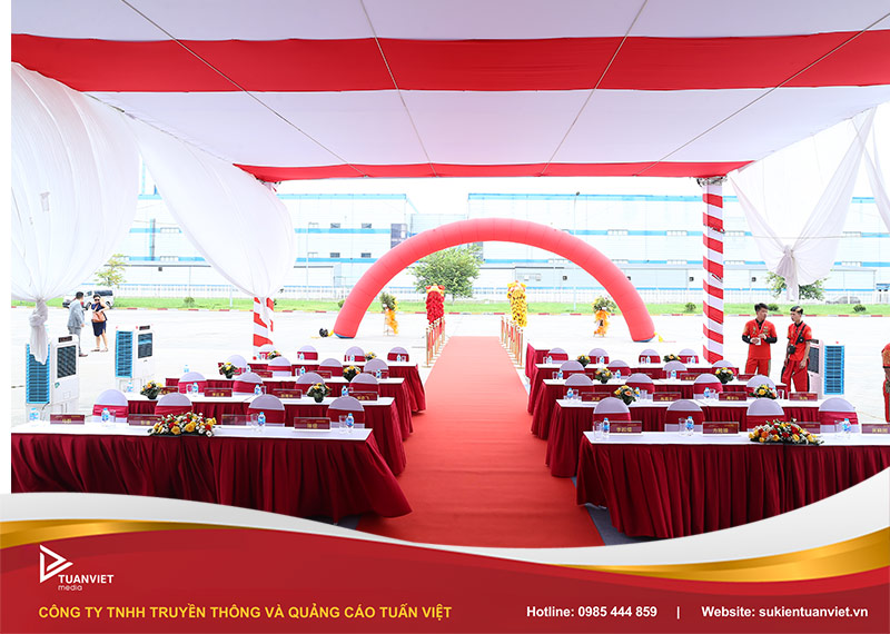 chi phí tổ chức sự kiện khởi công động thổ