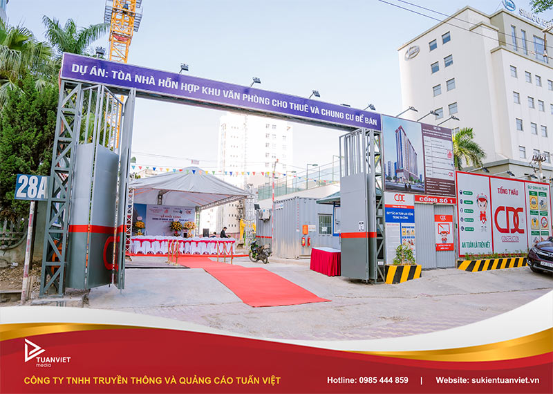 chi phí tổ chức khởi công trọn gói