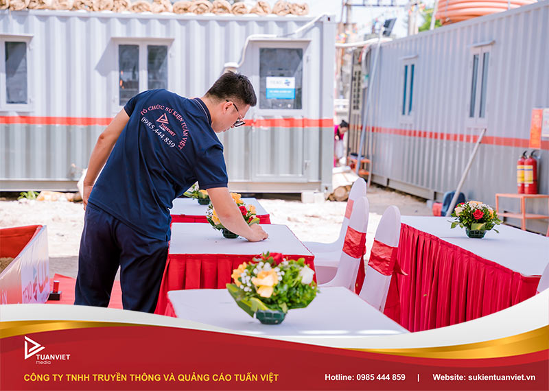 báo giá chi phí tổ chức lễ khởi công