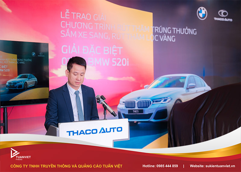 lễ trao giải chương trình sắm xe sang rút thăm lộc vàng