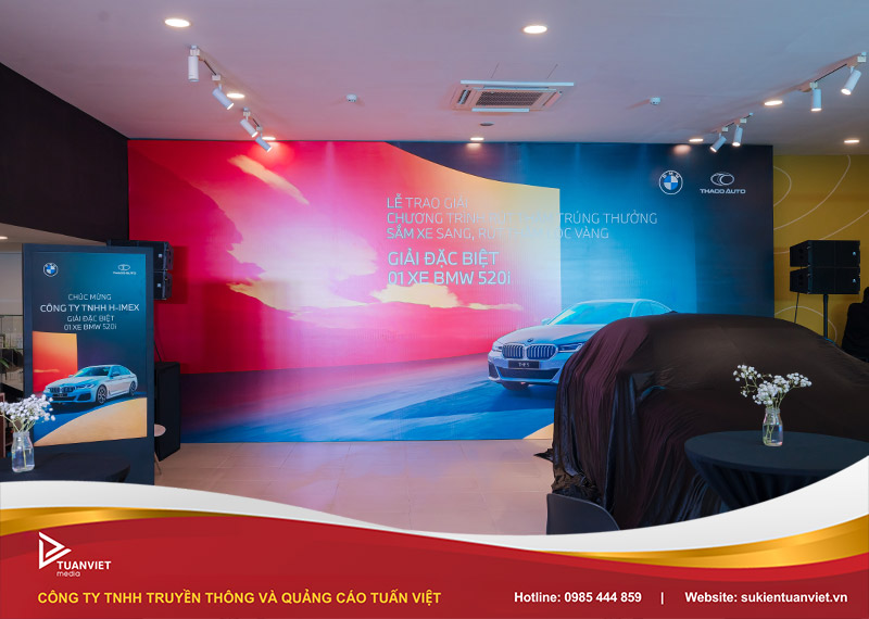 lễ trao giải chương trình sắm xe sang rút thăm lộc vàng