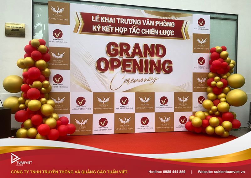 thiết kế backdrop sự kiện