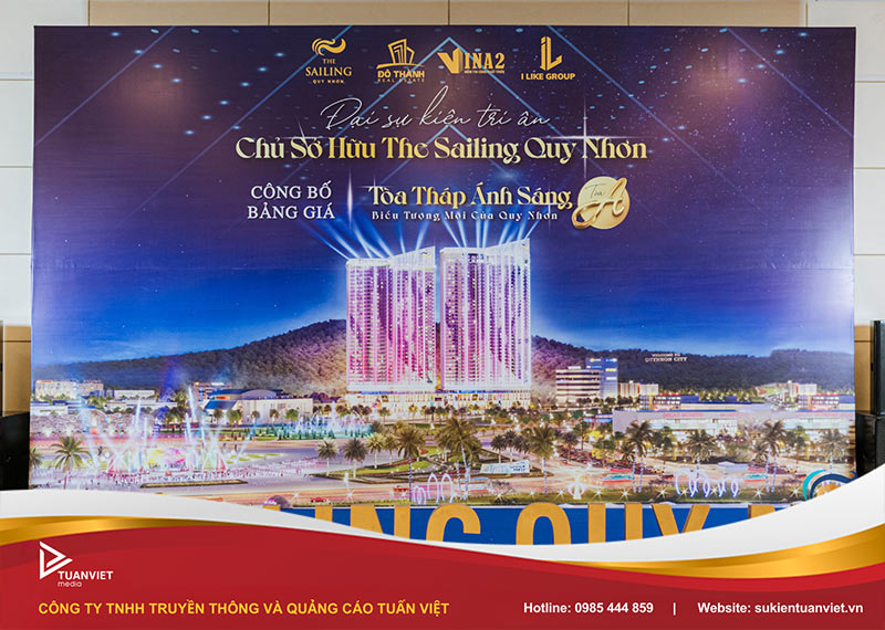 thiết kế phông nền sân khấu