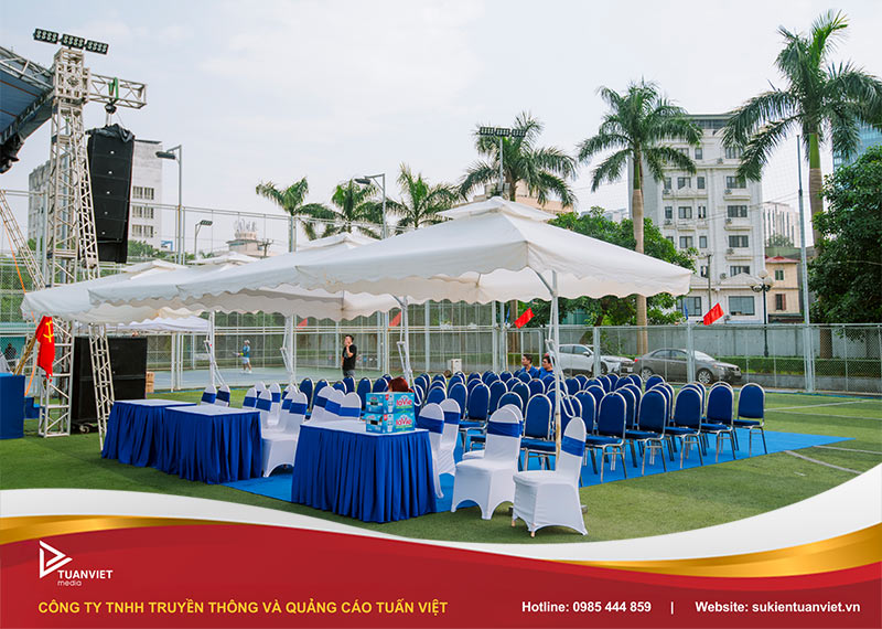 lưu ý gì khi tổ chức sự kiện ngoài trời vào mùa hè