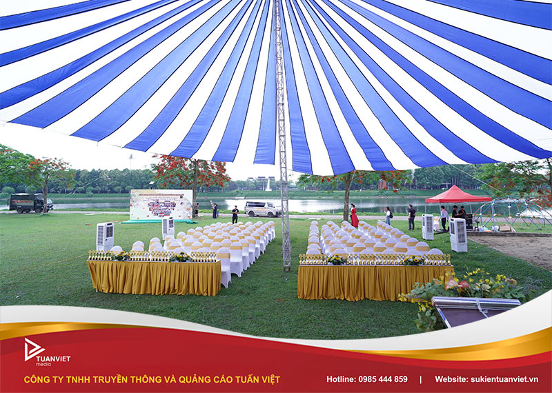 tổ chức sự kiện ngoài trời vào mùa hè cần lưu ý gì