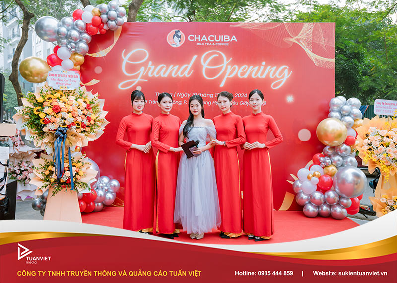 kế hoạch tổ chức khai trương quán trà sữa