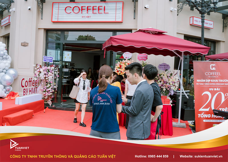 tổ chức khai trương quán trà sữa trọn gói