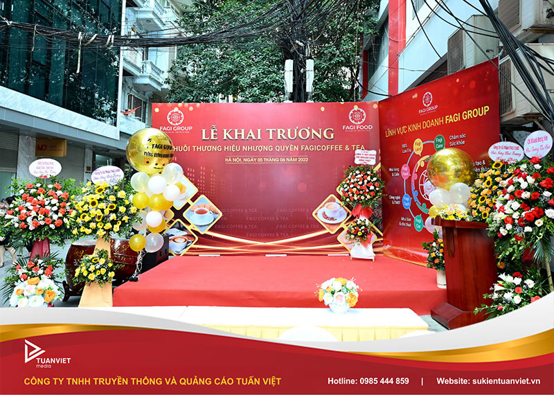 tổ chức khai trương cửa hàng bán trà sữa