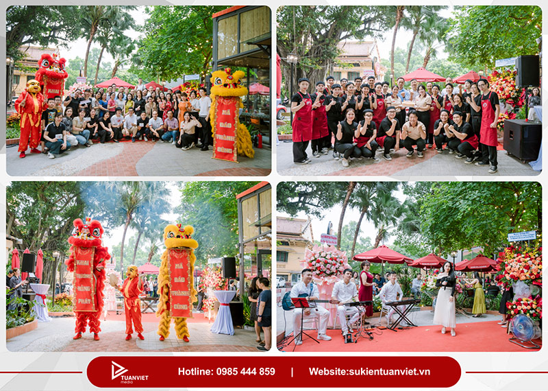 khai trương quán trà sữa