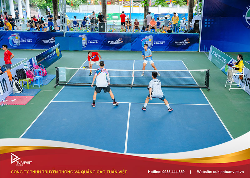 tổ chức giải đấu pickleball trọn gói tại hà nội