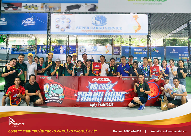 tổ chức giải đấu pickleball