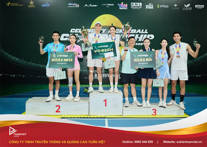 tổ chức giải thi đấu pickleball chuyên nghiệp