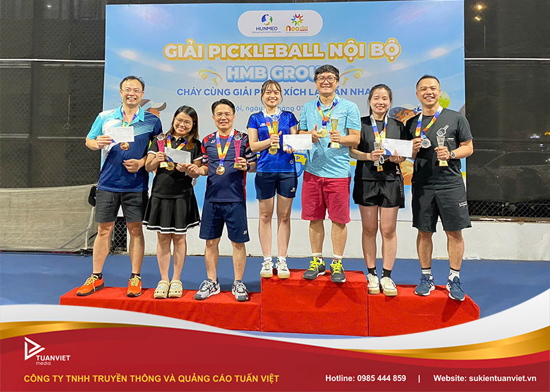 tổ chức giải thi đấu pickleball chuyên nghiệp