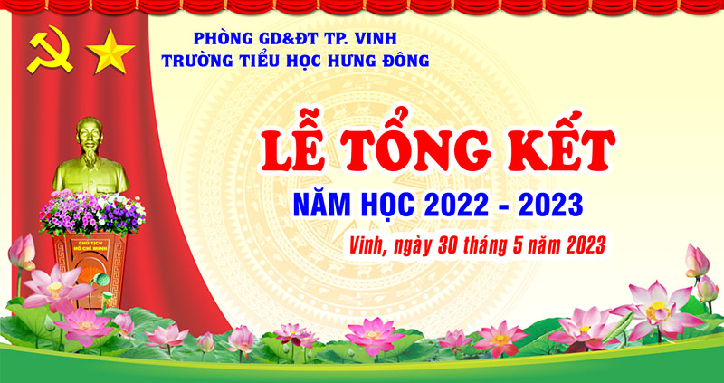backdrop lễ tổng kết
