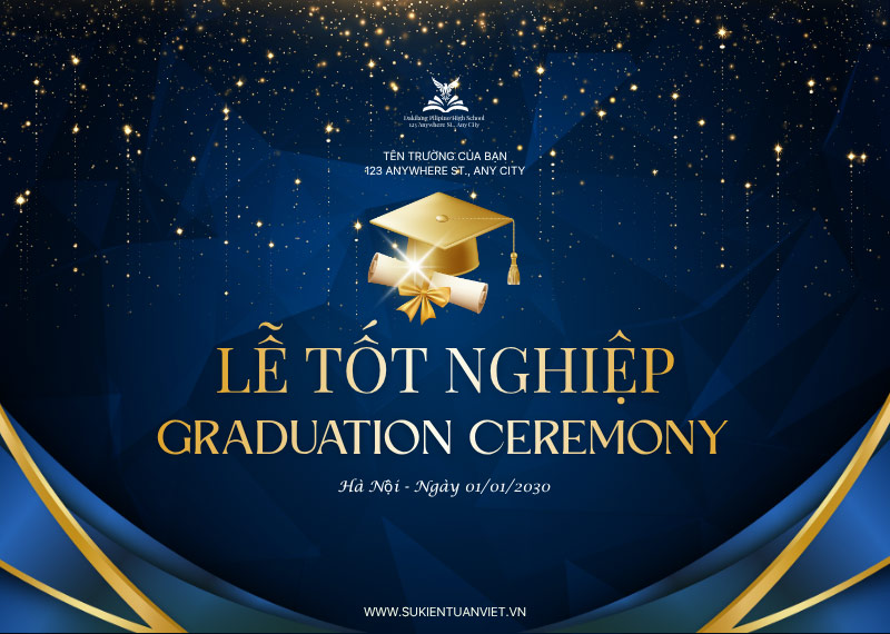 backdrop lễ tốt nghiệp đại học
