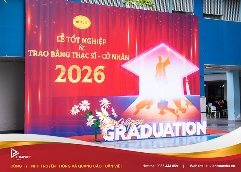 backdrop lễ tốt nghiệp