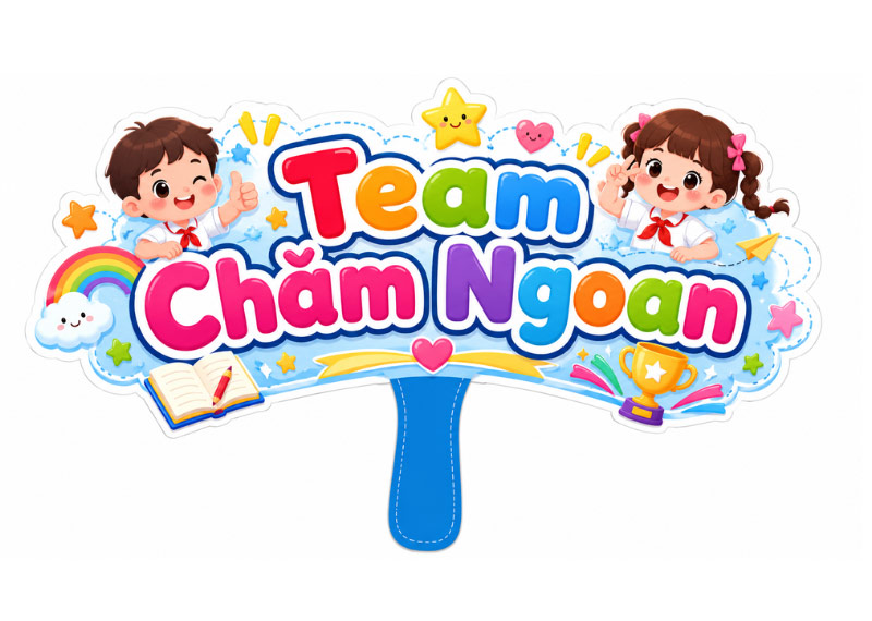 hashtag cầm tay dành cho chương trình 1/6