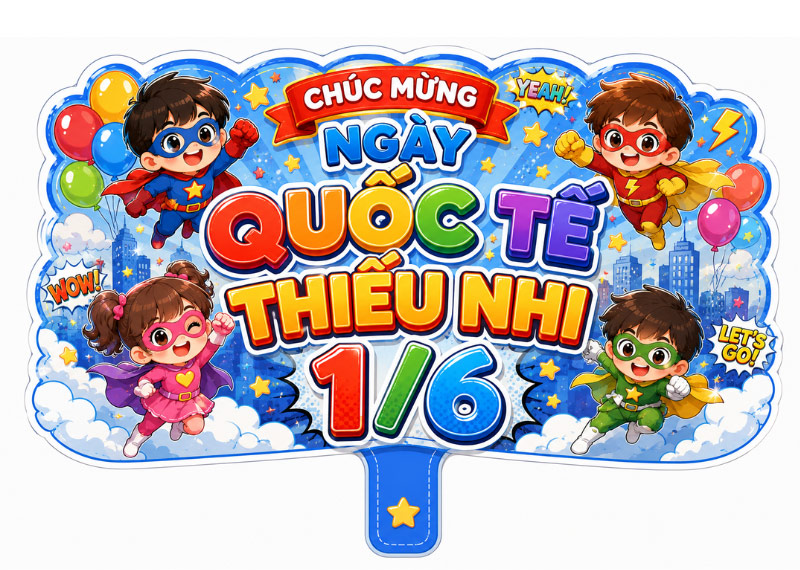 hashtag cầm tay quốc tế thiếu nhi 1/6