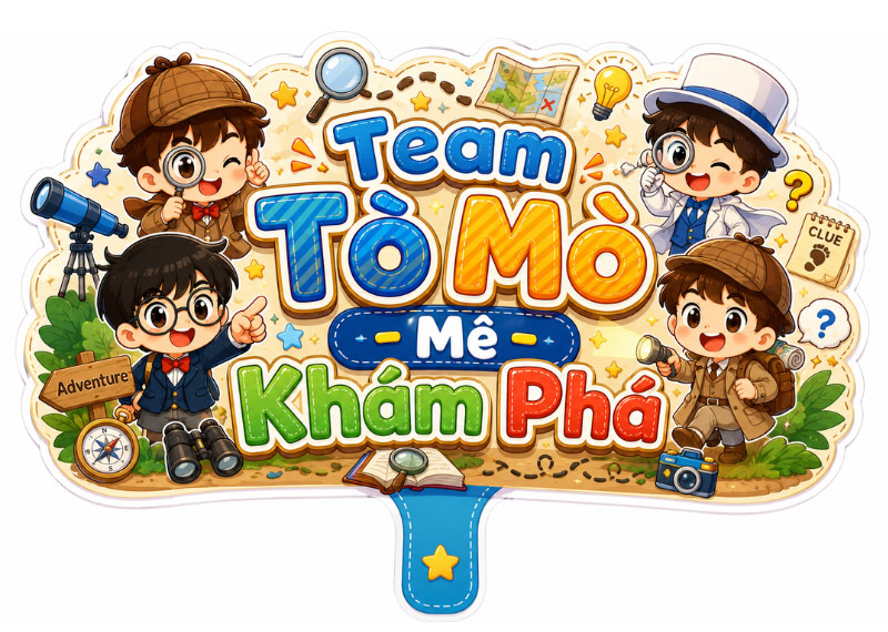 thiết kế hashtag cầm tay 1/6