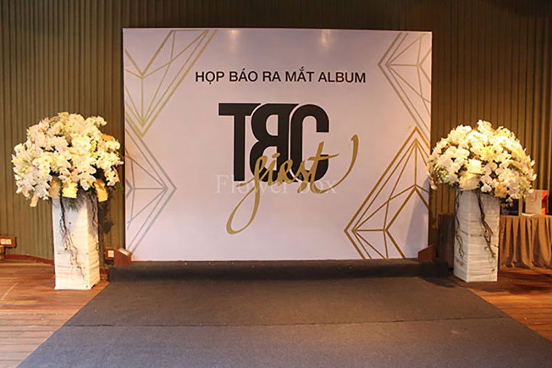 mẫu Background họp báo
