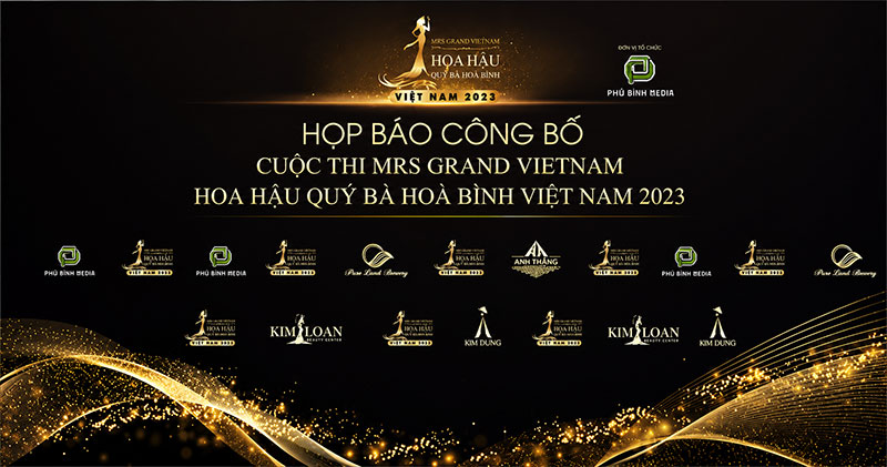 Backdrop họp báo ra chương trình
