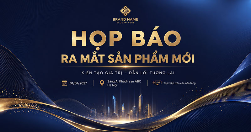 Phông nền họp báo