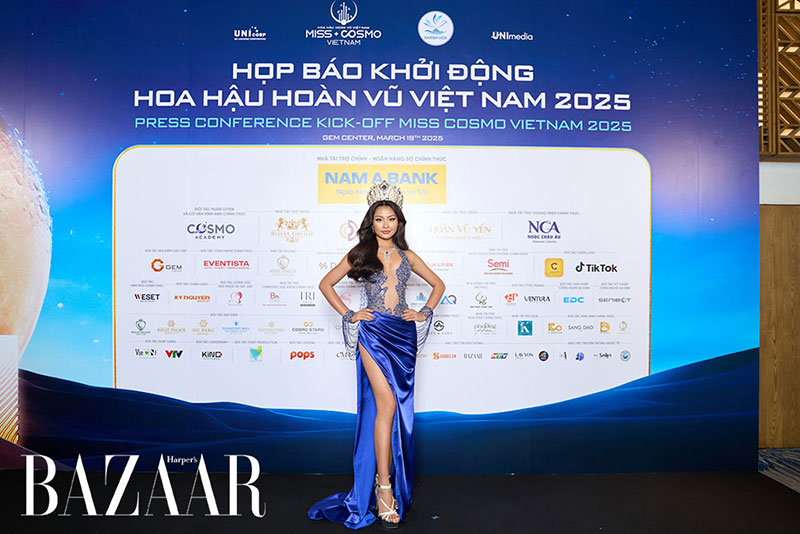 Backdrop họp báo báo chí tv show