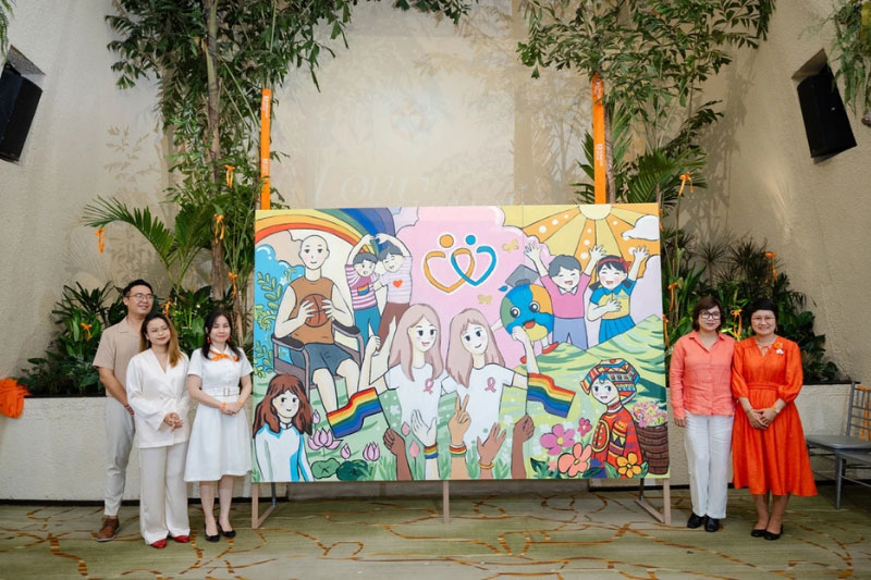 Backdrop họp báo ra mắt sản phẩm