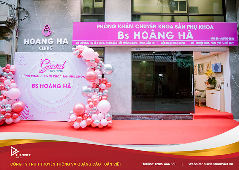 Trang trí khai trương cửa hàng bằng bóng bay