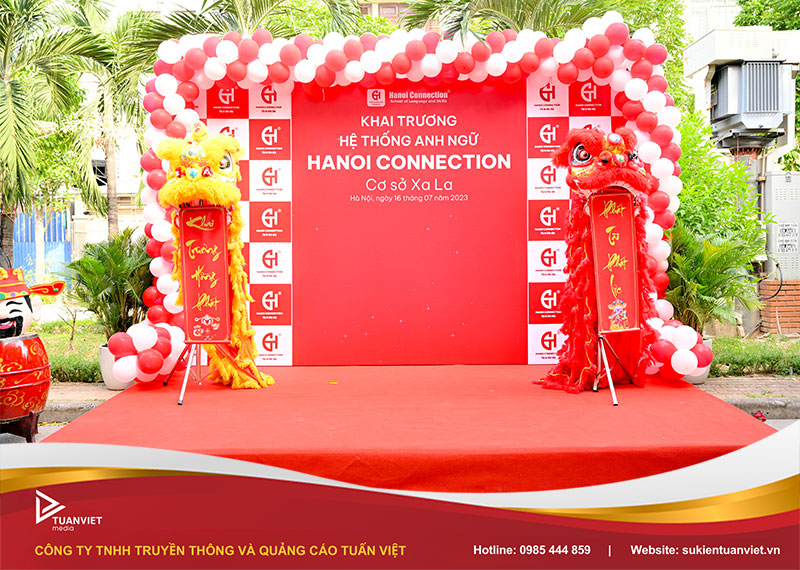 Thiết kế bóng bay khai trương doanh nghiệp